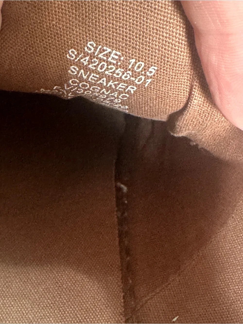 Banana Republic Brown Leather Low-Top Sneakers with White Sole